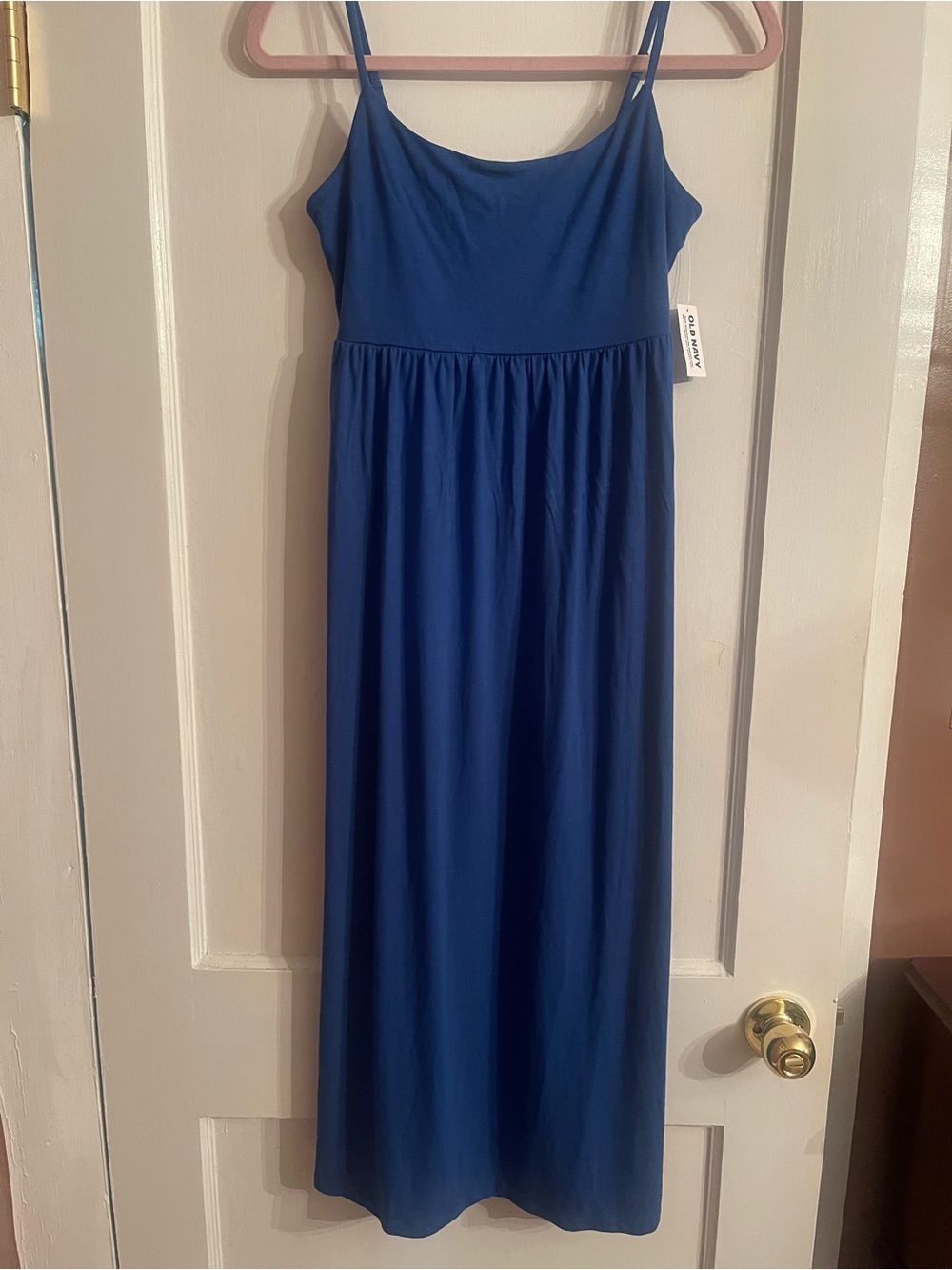 Old Navy Royal Blue Spaghetti Strap Maxi Dress